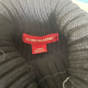 Black turtle neck sweater